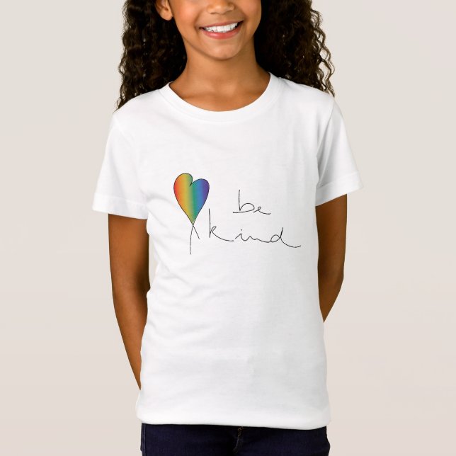 Be Kind Tee, Kindness, Love, Rainbow, T-shirt (Front)