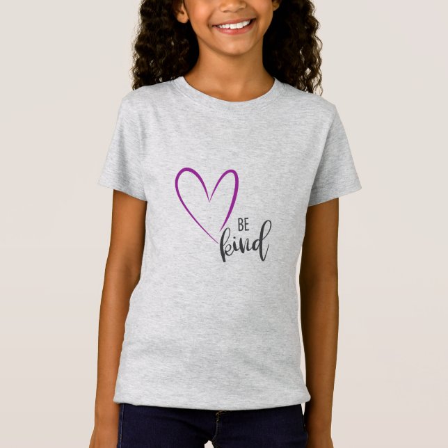 Be Kind Tee, Kindness, Love, Red Heart, T-shirt (Front)