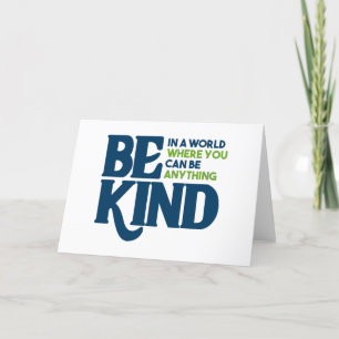 Be Kind Thank You Card