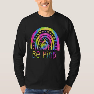 Be Kind Tie Dye Rainbow Choose Kindness Autism Awa T-Shirt