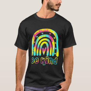 Be Kind Tie Dye Rainbow Kindness Autism Awareness  T-Shirt