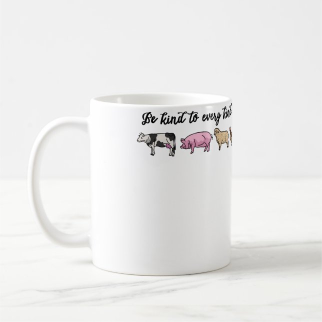 Be Kind To Every Kind Coffee Mug (Left)