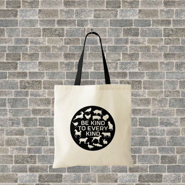 Be Kind to Every Kind Tote Bag (Creator Uploaded)