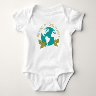 Be Kind To Our Planet Baby Bodysuit