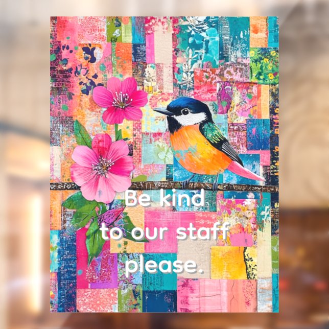 Be Kind to our staff please (Sheet 2)