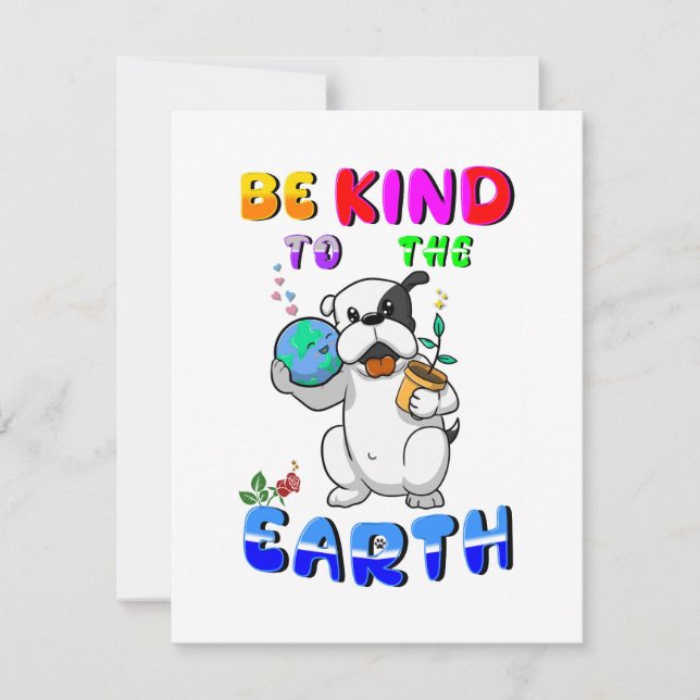 Be Kind To The Earth Announcement (Front)