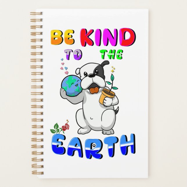 Be Kind To The Earth Planner (Front)