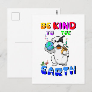 Be Kind To The Earth Postcard