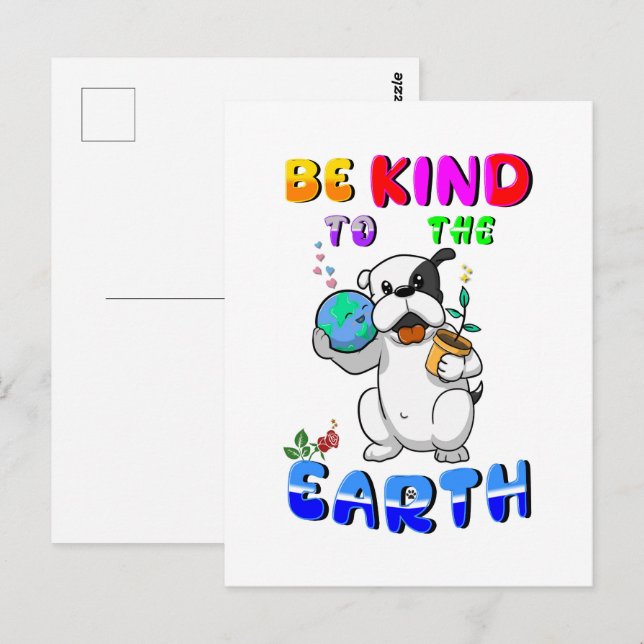 Be Kind To The Earth Postcard (Front/Back)