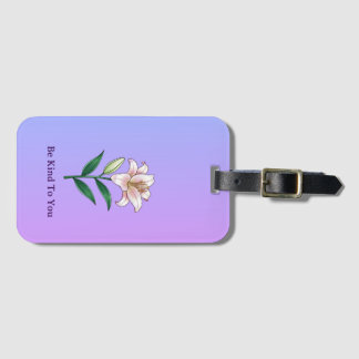 Be Kind To You Lily Self-Care Phone Case Luggage Tag