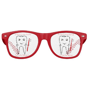 Be Kind To Your Dentist Funny Retro Sunglasses
