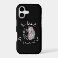 Be Kind To Your Mind Floral Brain Mental Health