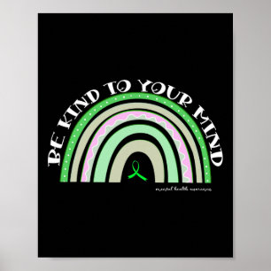 Be Kind To Your Mind Mental Health Awareness 1 Poster