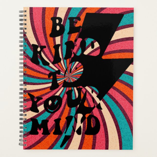 Be kind to your mind planner (Front)