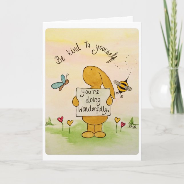 Be kind to yourself card (Front)