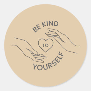 Be Kind to Yourself Gentle Reminder Line Sticker