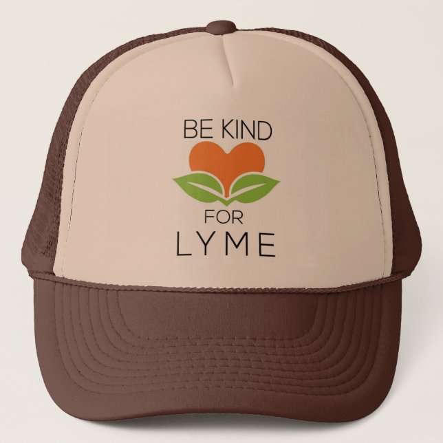 Be Kind Trucker Hat - Lyme Awareness (Front)
