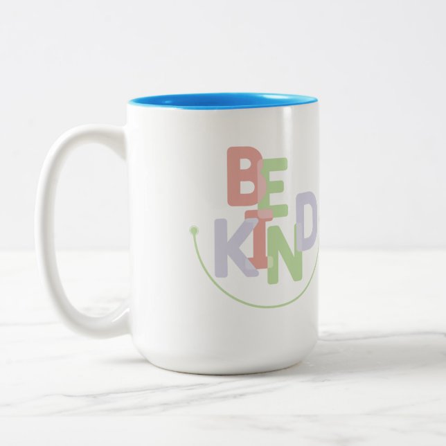 Be kind Two-Tone coffee mug (Left)