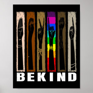 Be Kind Usa Sign Language Hand Talking Teachers Lg