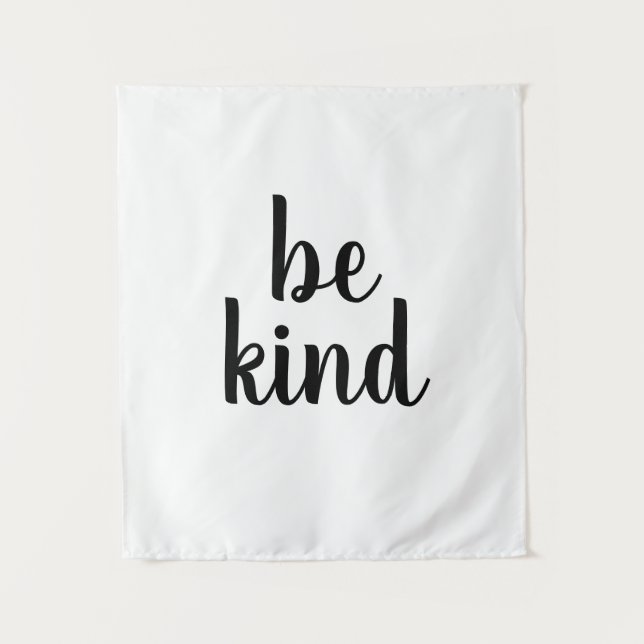 Be Kind wall tapestry; wall decor Tapestry (Front)