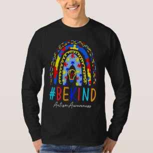 Be Kind We Wear Blue Autism Awareness Puzzle Piece T-Shirt