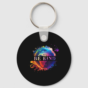Be Kind With Mother Earth Environmental Protection Key Ring