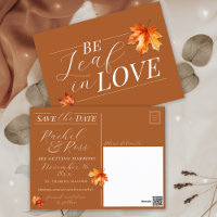 Be Leaf In Love Rust Fall Wedding Save the Date