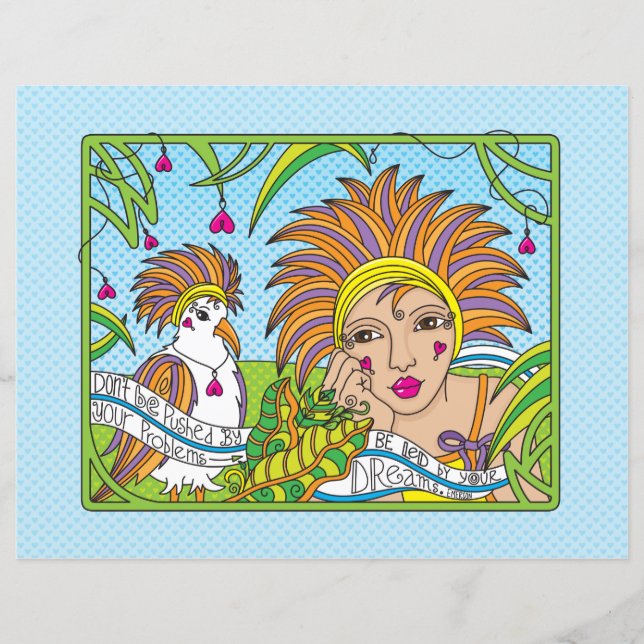 Be Led By Your Dreams_Flat Paper Sheet 11"x8.5" (Front)