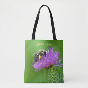 Be-lieve Bumblebee Tote Bag