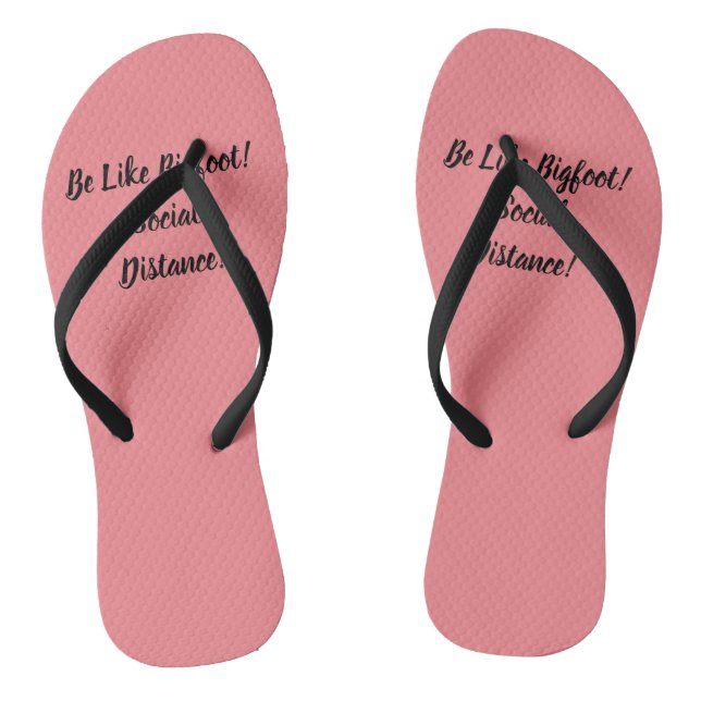 Be Like Bigfoot & Social Distance Jandals (Footbed)