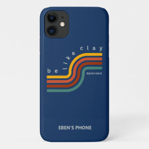 Be Like Clay Retro Bible Verse Christian Case-Mate iPhone Case