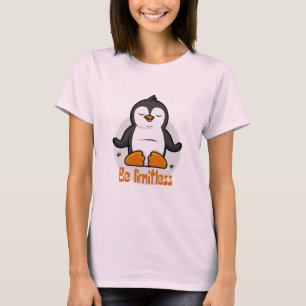 Be Limitless Kawaii Funny Penguin Doing Yoga Poses T-Shirt