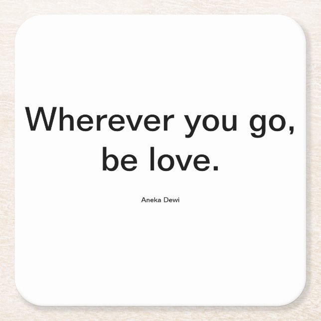 Be love coaster (Front)