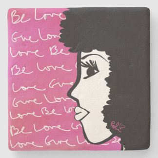 Be Love Give Love Stone Coaster