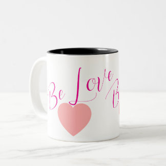 Be Love Minimal Heart Coffee Mug | Everyday Inspir