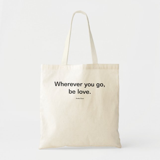Be love tote bag (Front)