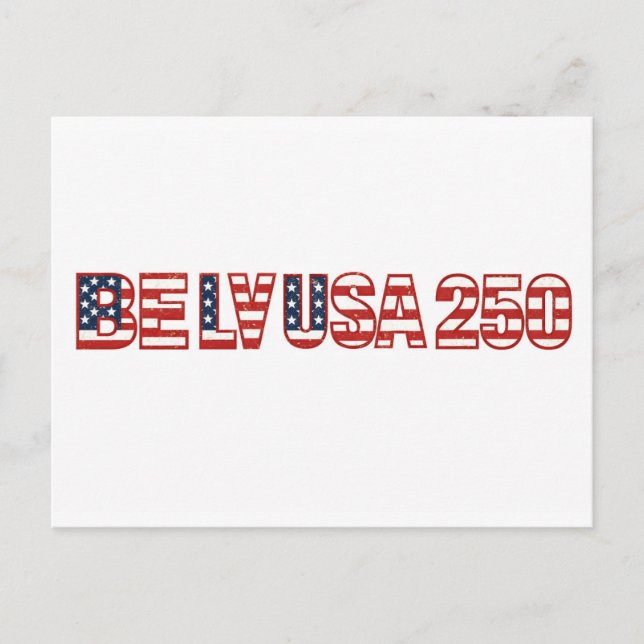 Be Love USA Pride Country Excellence Postcard (Front)