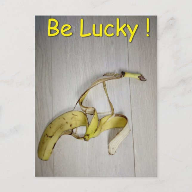 Be Lucky !  Postcard (Front)