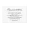 Be Married | Accommodation Enclosure Card
