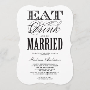 Be Married Bridal Shower Invitation