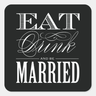 & BE MARRIED   FAVOR STICKERS