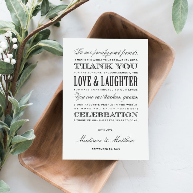 Be Married | Reception Thank You Cards (Creator Uploaded)