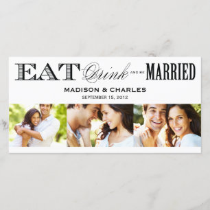 & BE MARRIED   SAVE THE DATE ANNOUNCEMENT