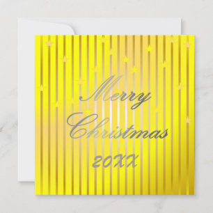 Be Merry and Shine Bright Flat Greeting Card