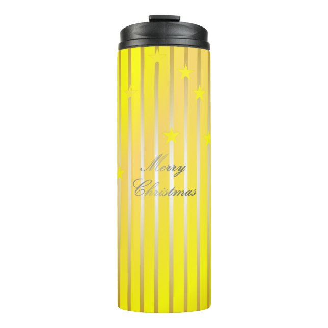 Be Merry and Shine Bright Thermal Tumbler (Front)