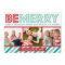 Be Merry Family Photo Collage Holiday Card