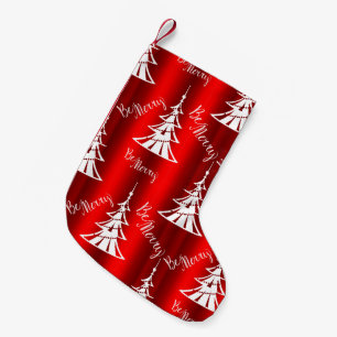 Be Merry Red Christmas Small Christmas Stocking