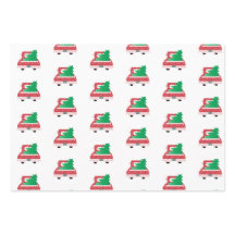 "Be MERRY!" Vintage Red Truck and Snowflakes