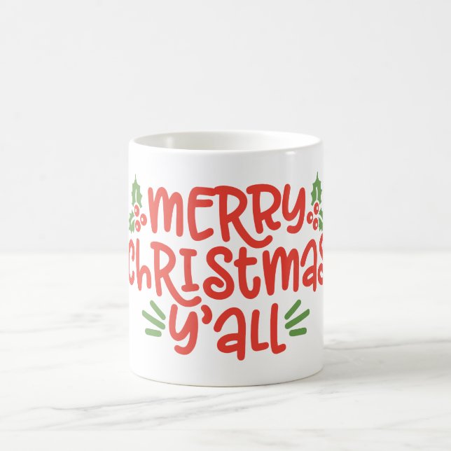 Be Merry Y'all  Coffee Mug (Center)