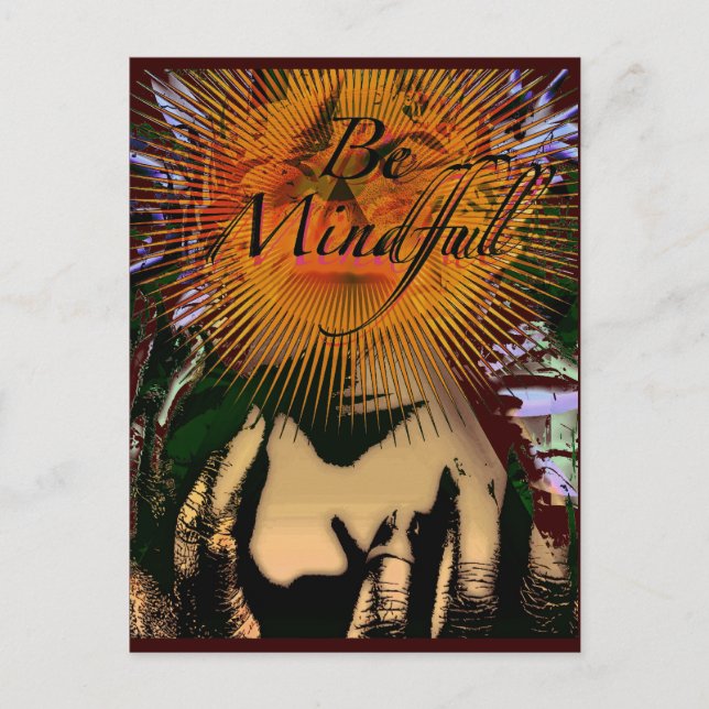 be mindful postcard (Front)